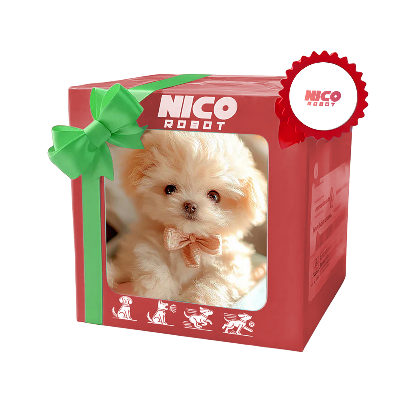🐶(Hivatalos NICOO exkluzív)Realisztikus robot kutyus 🐶